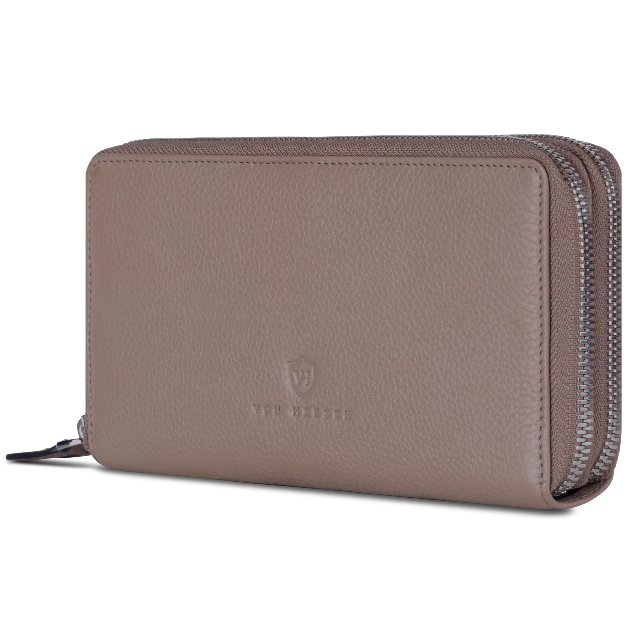 Geldbörse mit RFID-Schutz & 2 Hauptfächer (Genarbt)