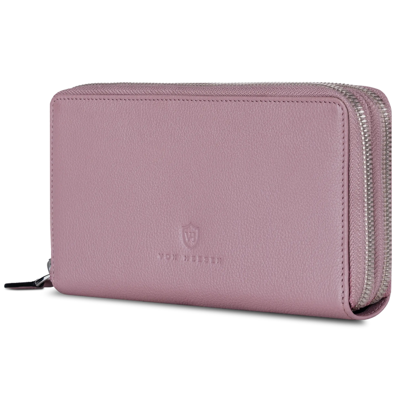 Geldbörse mit RFID-Schutz & 2 Hauptfächer (Genarbt)