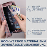 Geldbörse mit RFID-Schutz & 2 Hauptfächer (Genarbt)