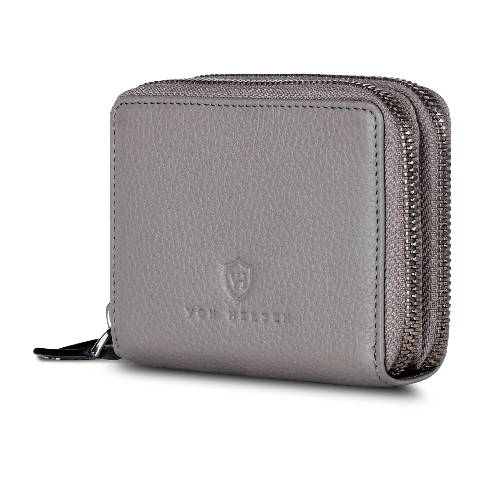 Mini-Geldbörse mit RFID-Schutz und 2 Hauptfächern (Genarbt)