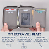 Mini-Geldbörse mit 2 Hauptfächer