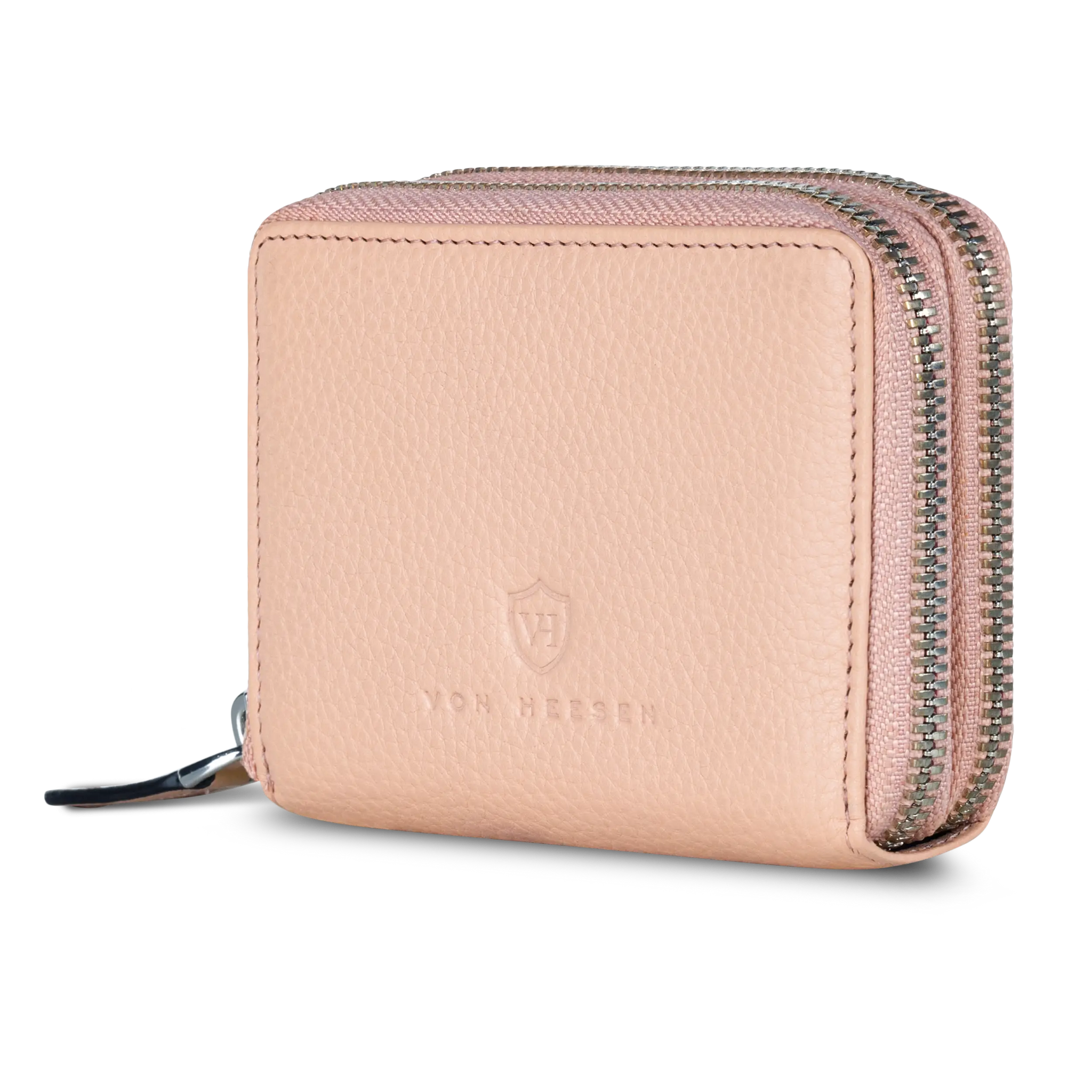 Mini-Geldbörse mit RFID-Schutz und 2 Hauptfächern (Genarbt)