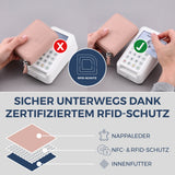 Mini-Geldbörse mit 2 Hauptfächer
