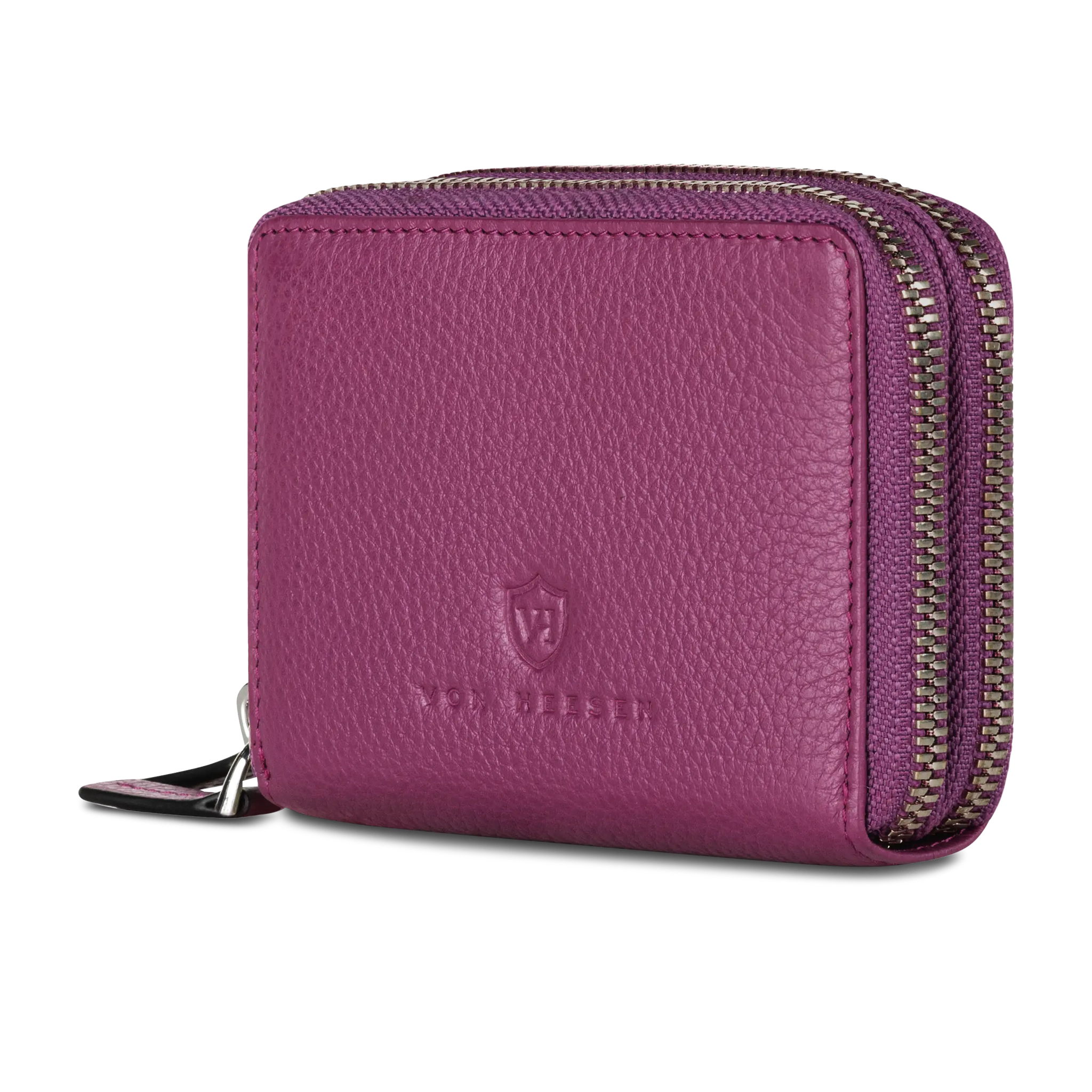 Mini-Geldbörse mit RFID-Schutz und 2 Hauptfächern (Genarbt)