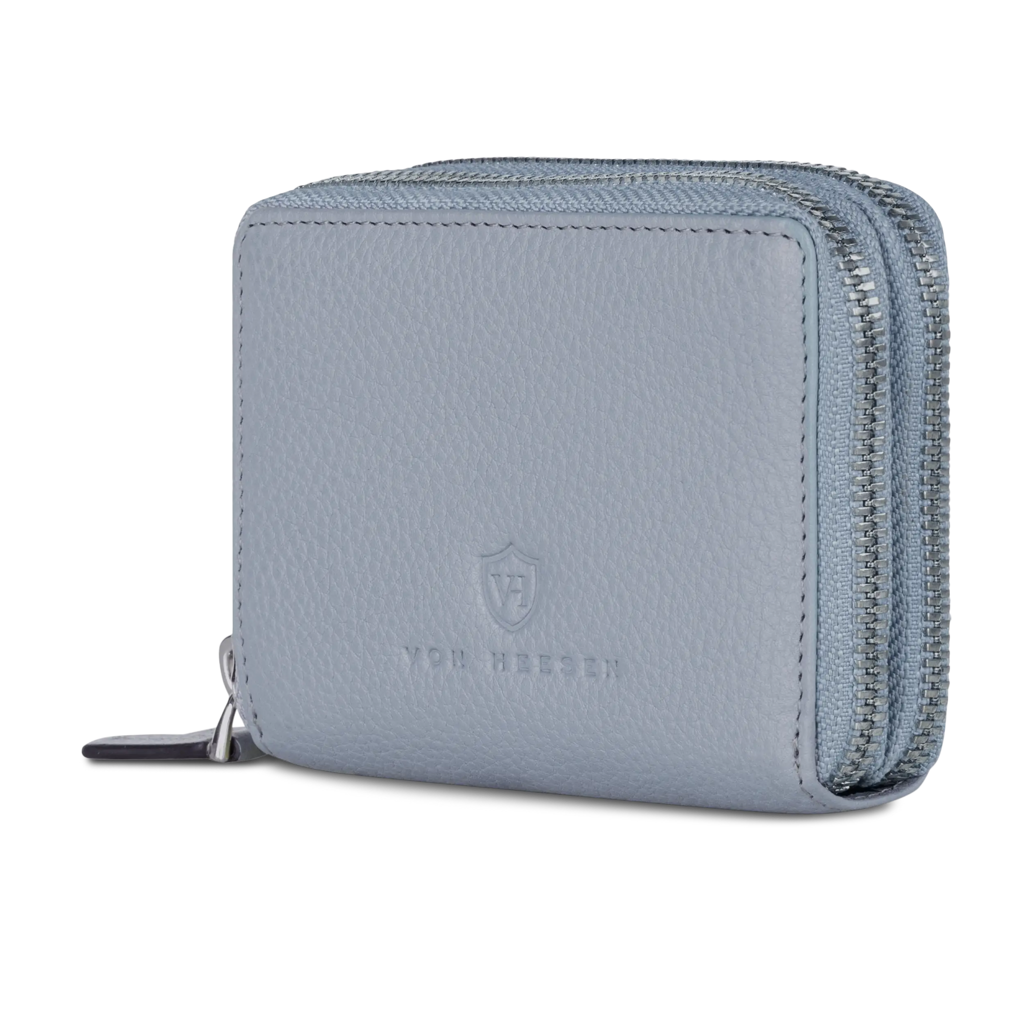 Mini-Geldbörse mit RFID-Schutz und 2 Hauptfächern (Genarbt)