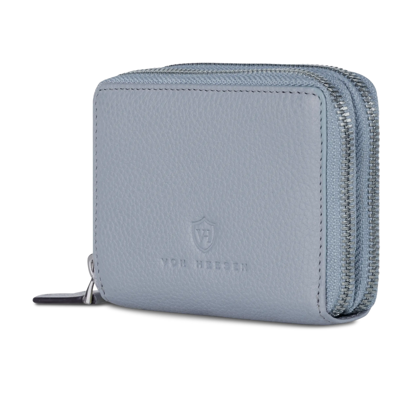 Mini-Geldbörse mit RFID-Schutz und 2 Hauptfächern (Genarbt)