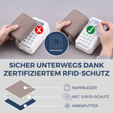 Mini-Geldbörse mit 2 Hauptfächer