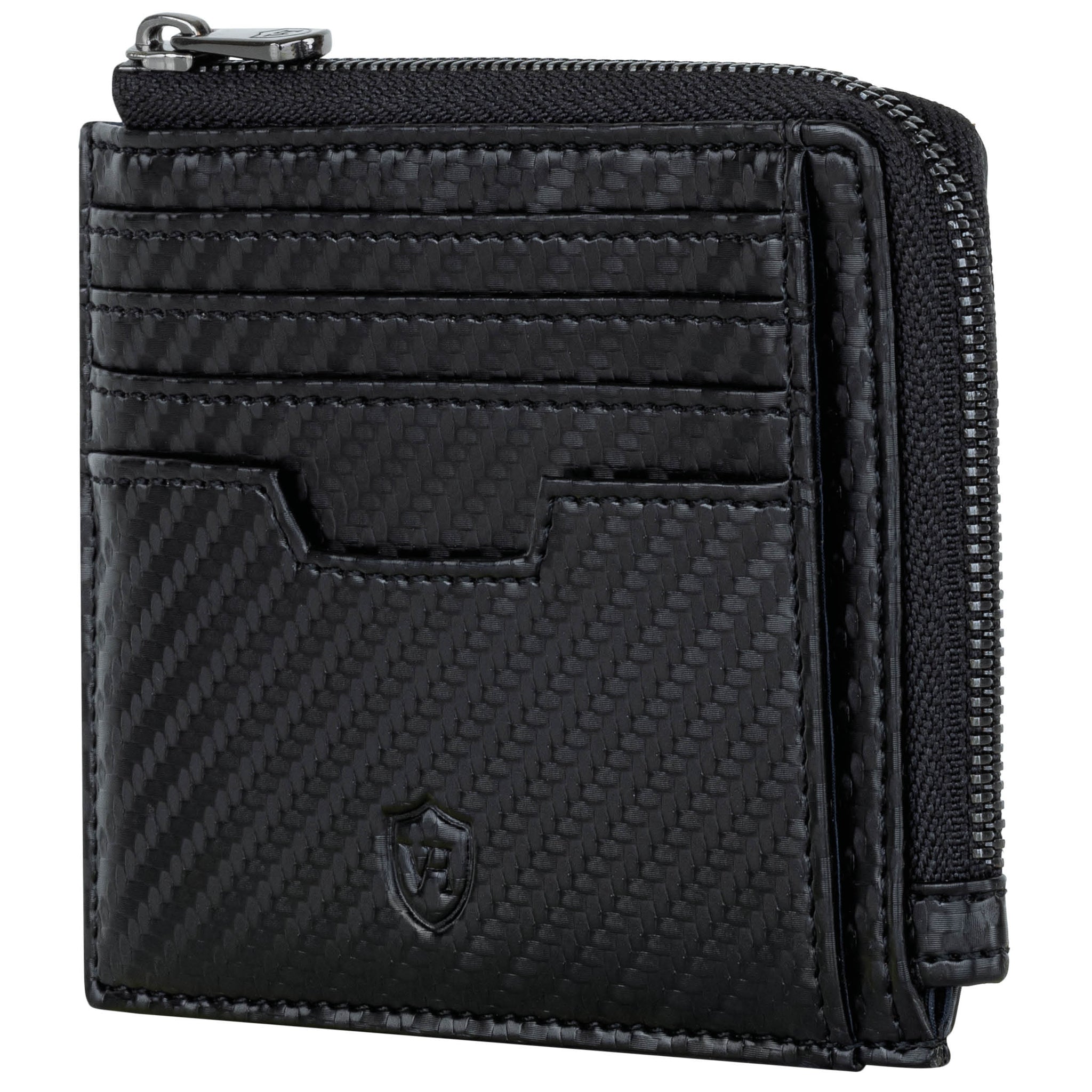 Kartenetui mit RFID-Schutz & 10 Kartenfächer (Genarbt)