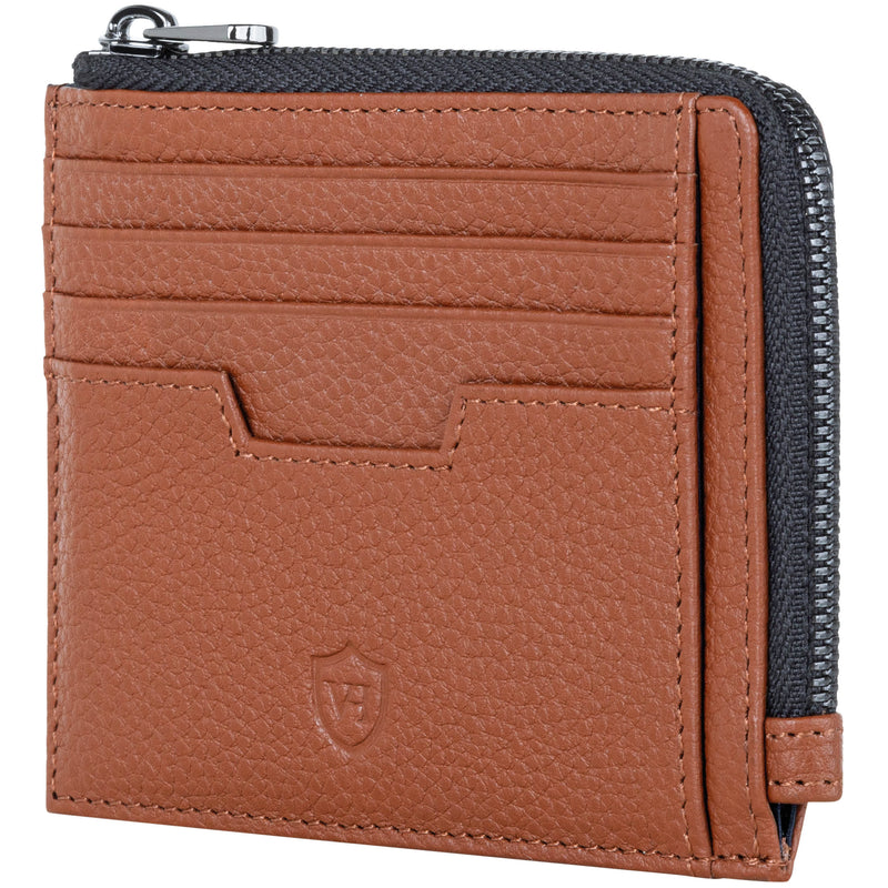 Kartenetui mit RFID-Schutz & 10 Kartenfächer (Genarbt)