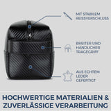 Kulturbeutel mit 1 Hauptfach (Carbon)