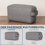 Kulturbeutel mit 1 Hauptfach (Genarbt)