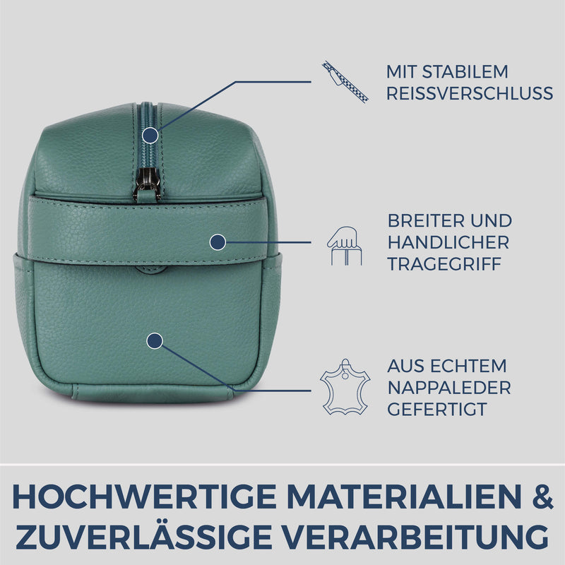 Kulturbeutel mit 1 Hauptfach (Genarbt)