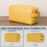 Kulturbeutel mit 1 Hauptfach (Genarbt)