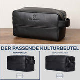 Kulturbeutel mit 1 Hauptfach (Saffiano)