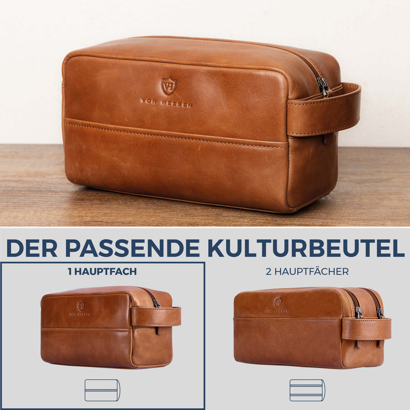 Kulturbeutel mit 1 Hauptfach (Glatt)