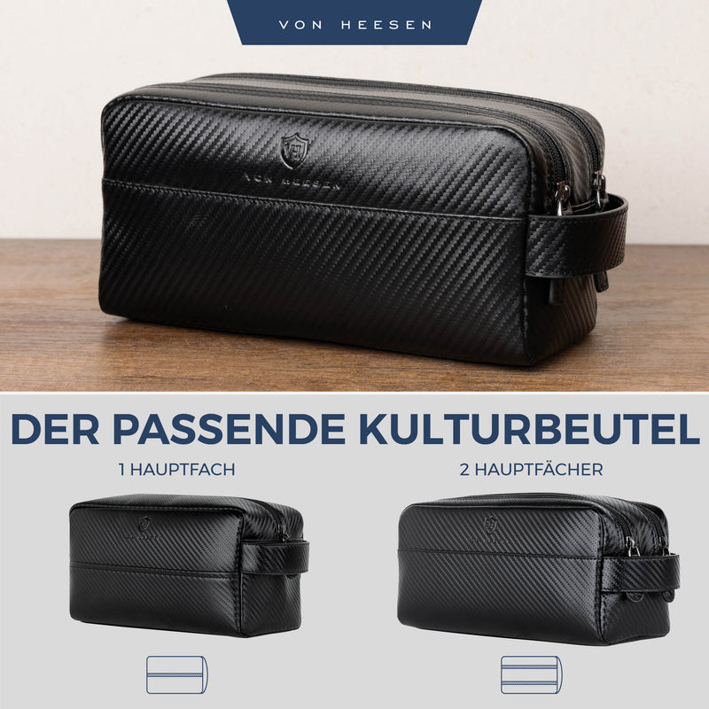 Kulturbeutel 2 Hauptfächer