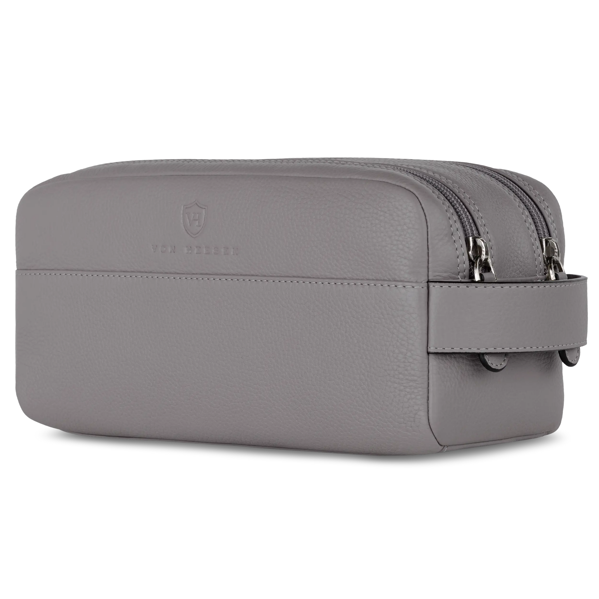 Kulturbeutel mit 2 Hauptfächern (Genarbt)