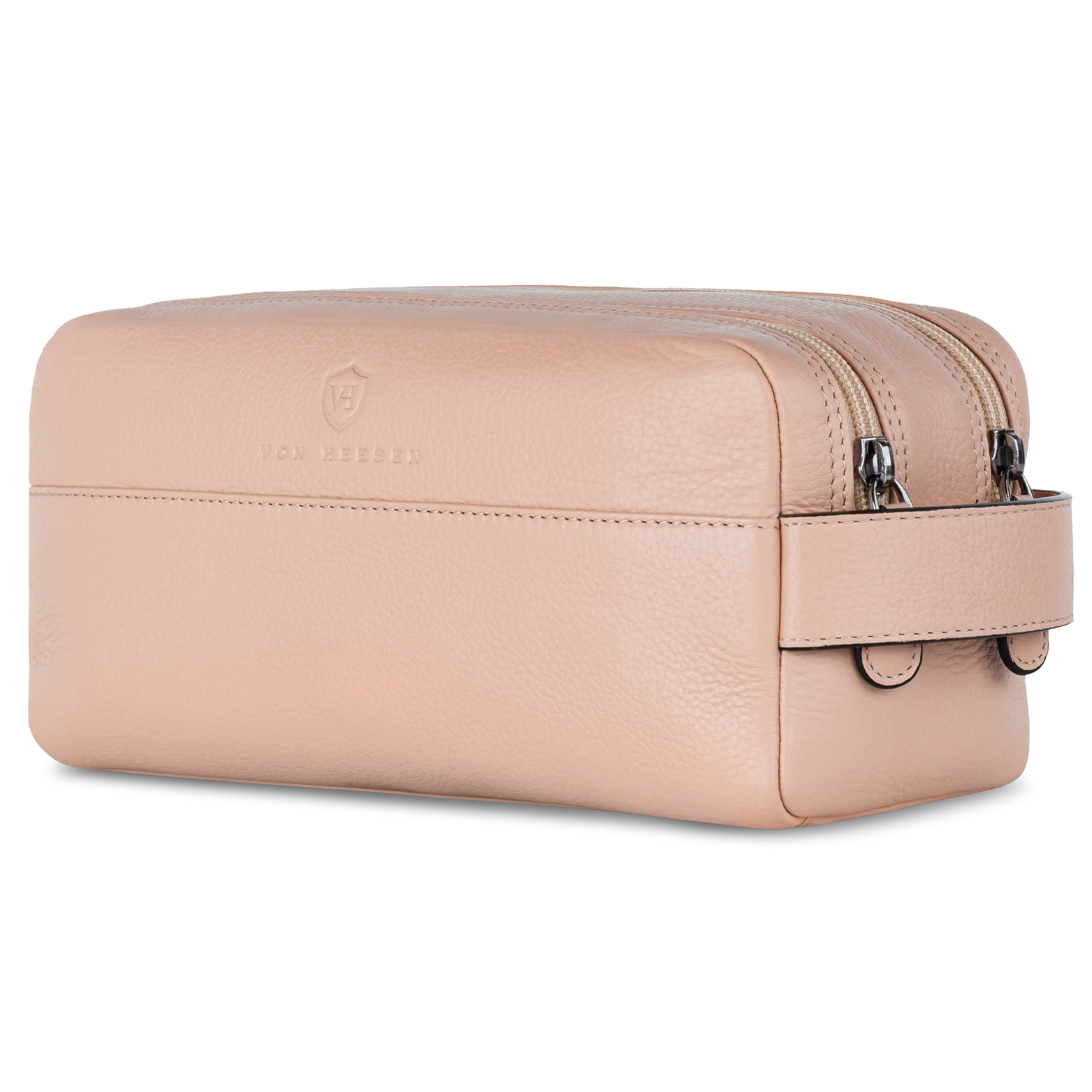 Kulturbeutel mit 2 Hauptfächern (Genarbt)