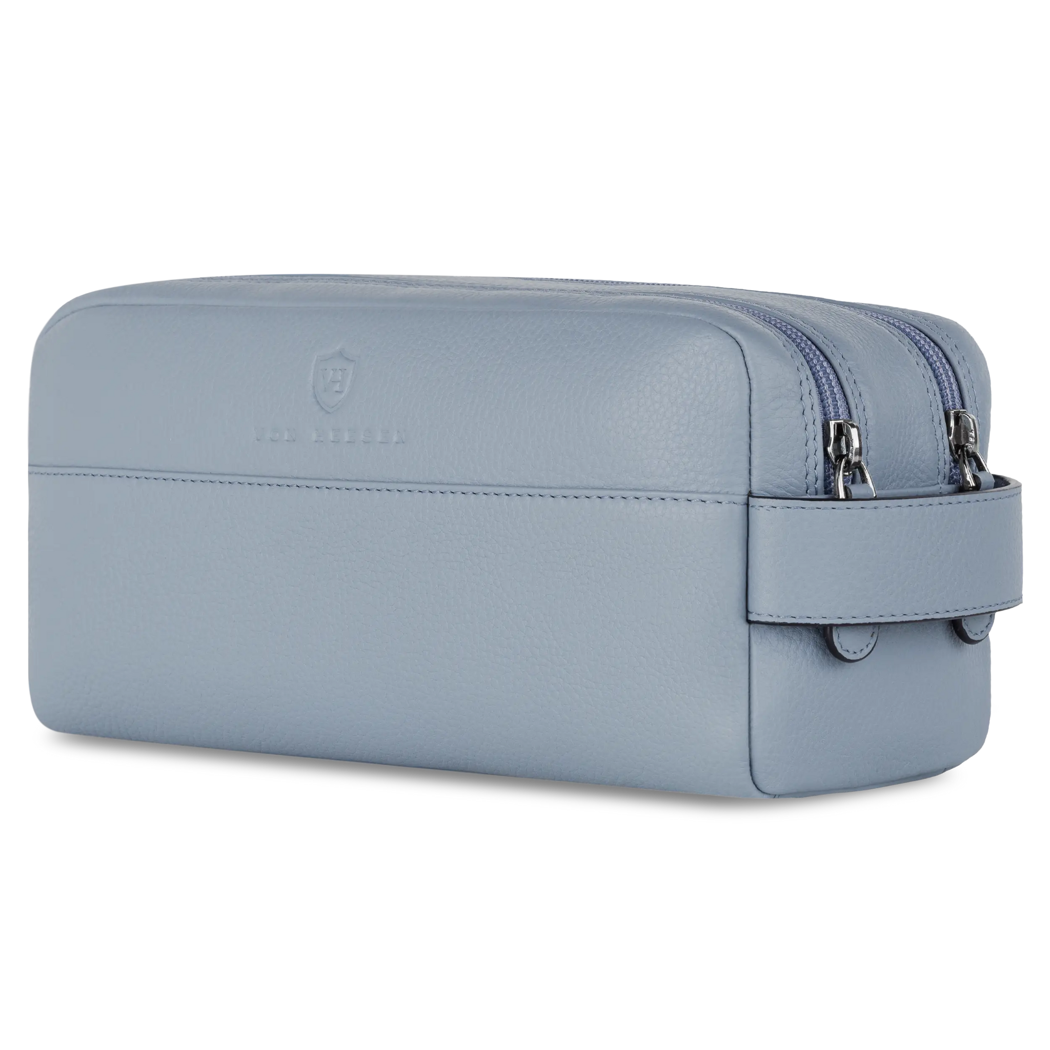 Kulturbeutel mit 2 Hauptfächern (Genarbt)