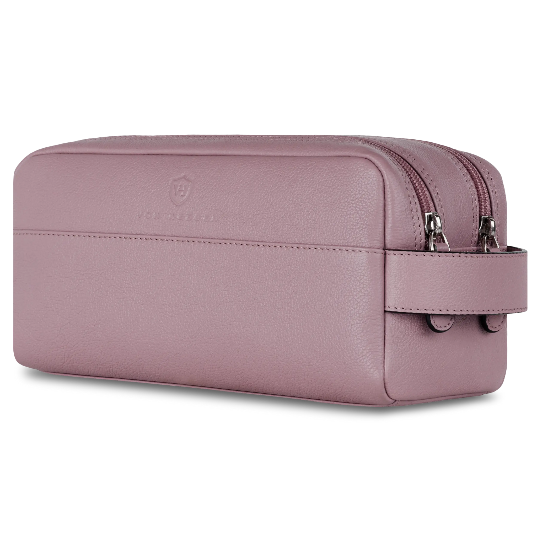 Kulturbeutel mit 2 Hauptfächern (Genarbt)