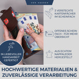 Slim Wallet mit RFID-Schutz und 6 Kartenfächer