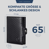 Slim Wallet mit RFID-Schutz und 6 Kartenfächer