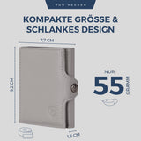 Slim Wallet mit RFID-Schutz und 6 Kartenfächer