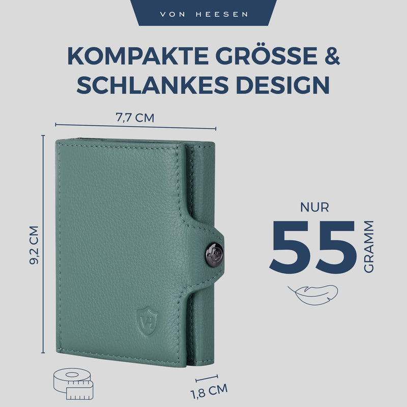 Slim Wallet mit RFID-Schutz und 6 Kartenfächer