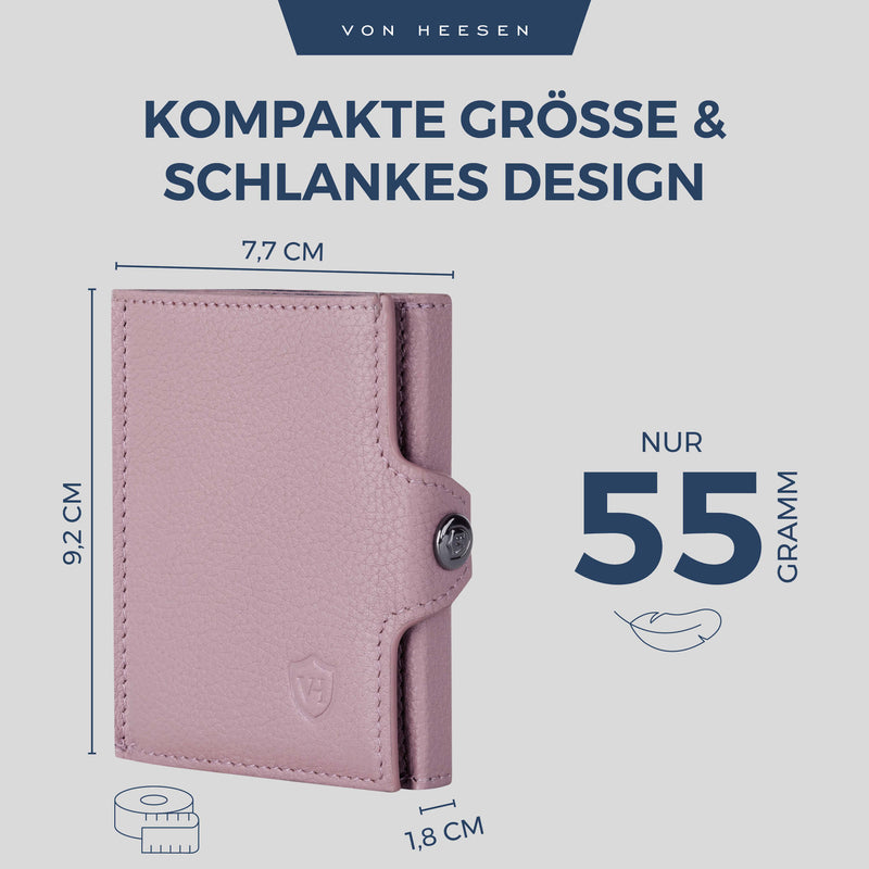 Slim Wallet mit RFID-Schutz und 6 Kartenfächer