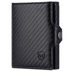 Slim Wallet mit RFID-Schutz & 8 Kartenfächer (Carbon)