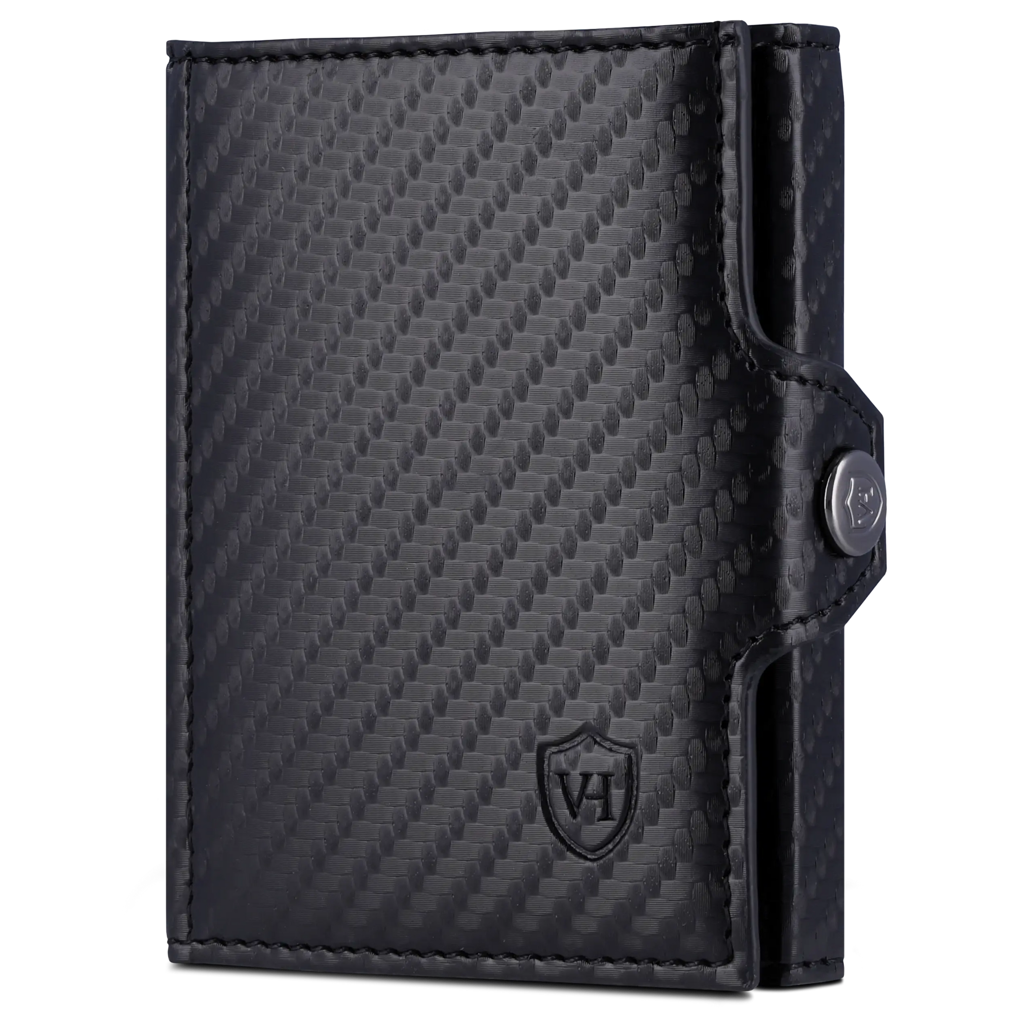Slim Wallet mit RFID-Schutz & 8 Kartenfächer (Carbon)