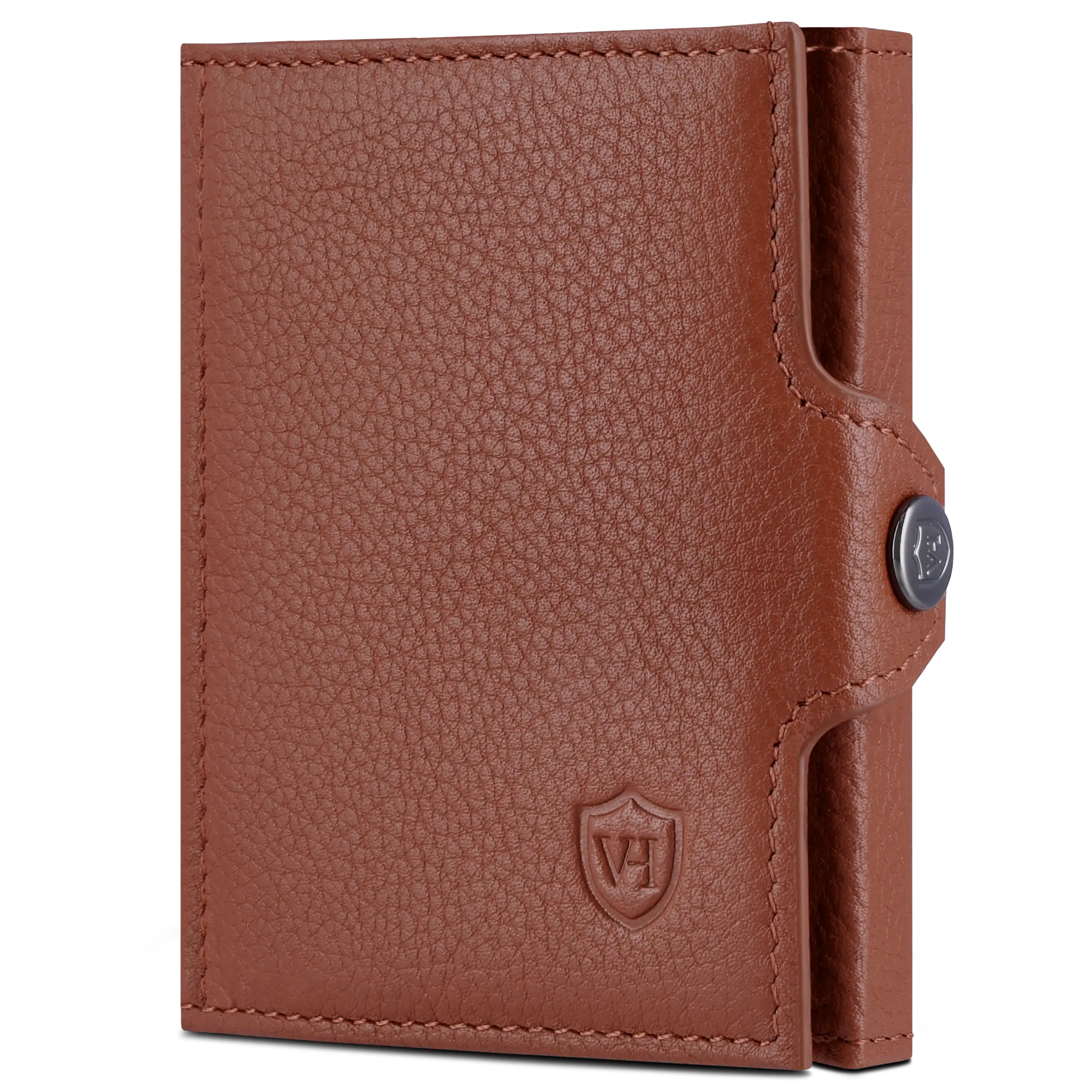 Slim Wallet mit RFID-Schutz & 8 Kartenfächer (Genarbt)