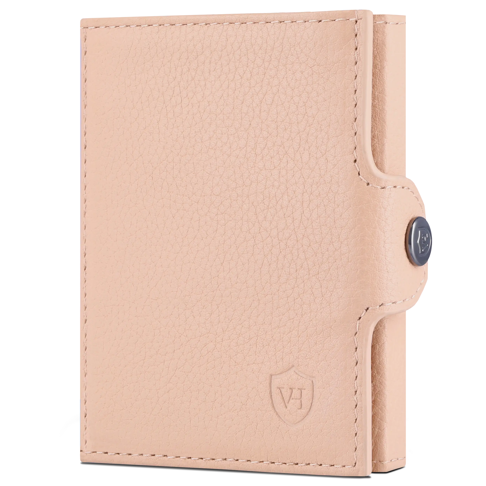 Slim Wallet mit RFID-Schutz, 7 Kartenfächer & Mini-Münzfach (Genarbt)