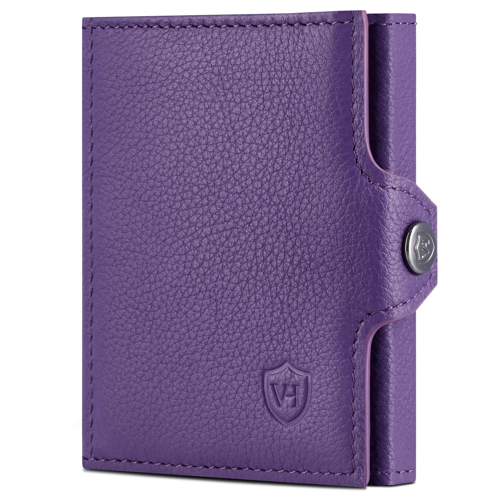 Slim Wallet mit RFID-Schutz, 7 Kartenfächer & Mini-Münzfach (Genarbt)