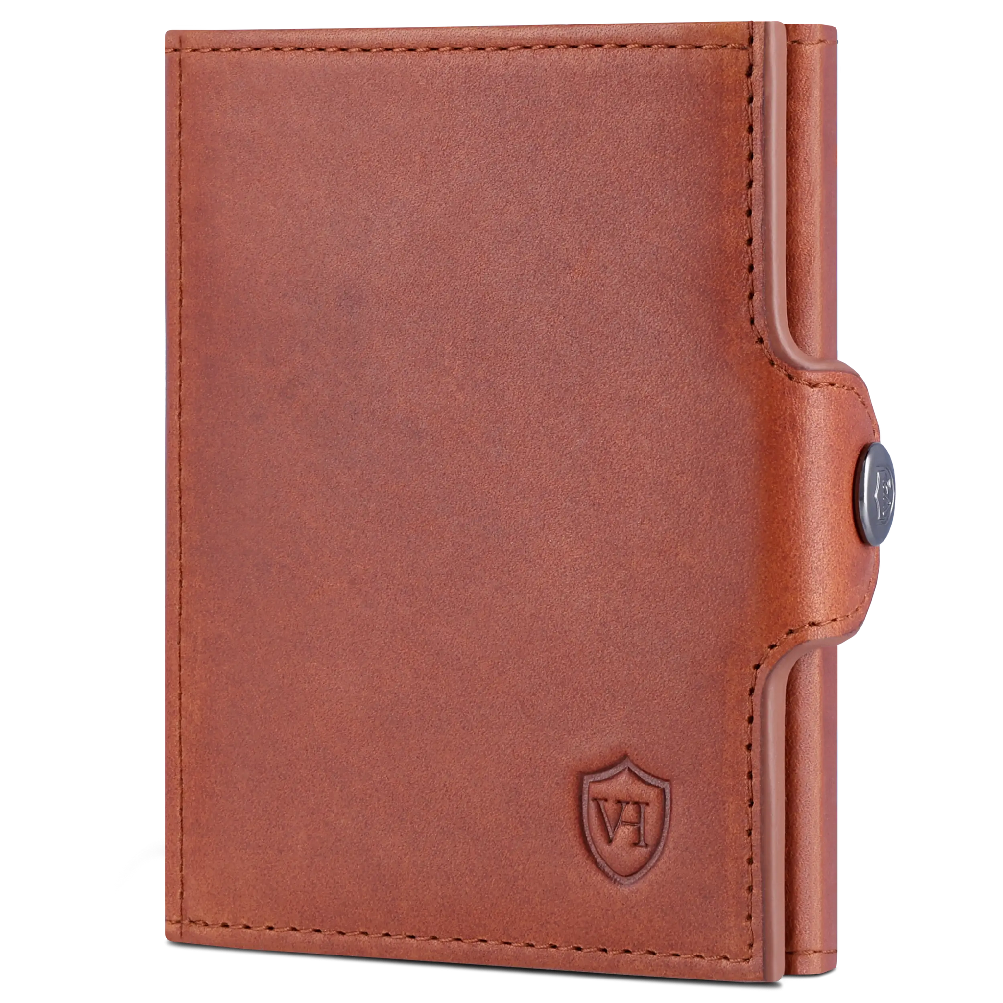 Slim Wallet mit RFID-Schutz, 7 Kartenfächer & Mini-Münzfach (Waxy)