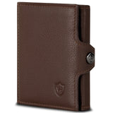 Slim Wallet mit RFID-Schutz, 5 Kartenfächer und XL-Münzfach