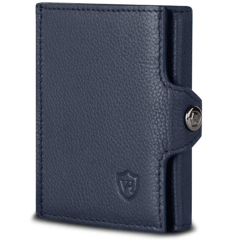 Slim Wallet mit RFID-Schutz, 5 Kartenfächer und XL-Münzfach