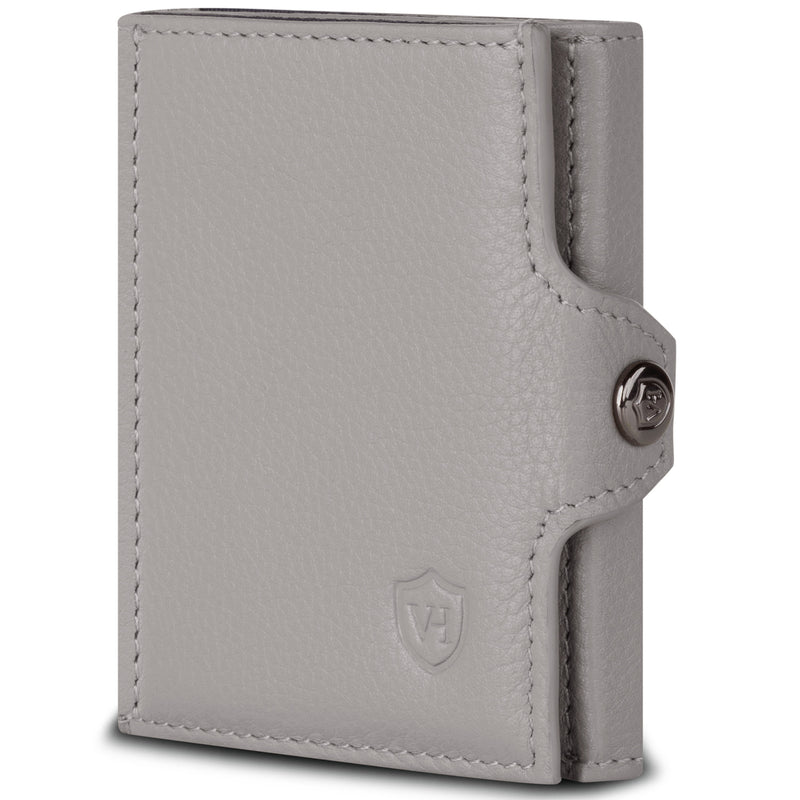 Slim Wallet mit RFID-Schutz, 5 Kartenfächer und XL-Münzfach