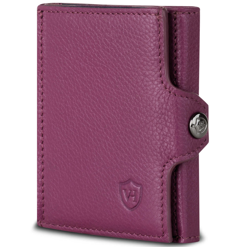 Slim Wallet mit RFID-Schutz, 5 Kartenfächer und XL-Münzfach