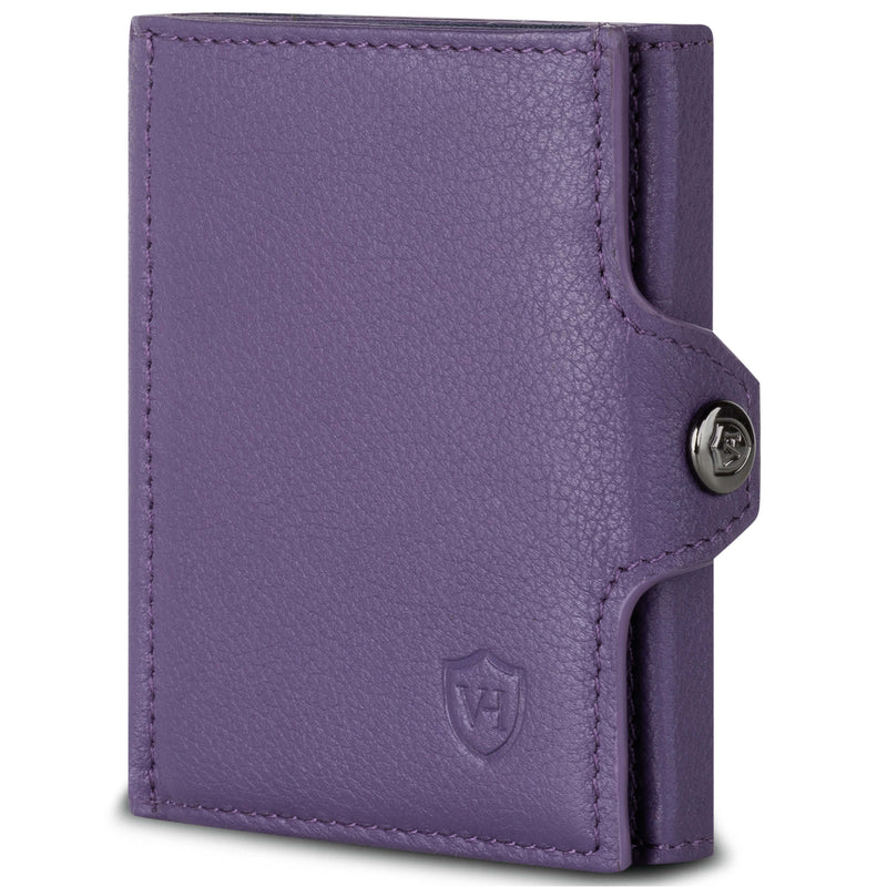 Slim Wallet mit RFID-Schutz, 5 Kartenfächer und XL-Münzfach