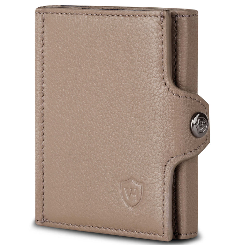 Slim Wallet mit RFID-Schutz, 5 Kartenfächer und XL-Münzfach