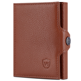 Slim Wallet mit RFID-Schutz, 7 Kartenfächer & XL-Münzfach (Genarbt)