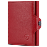 Slim Wallet mit RFID-Schutz, 7 Kartenfächer & XL-Münzfach (Genarbt)