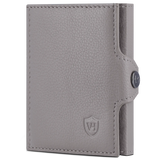 Slim Wallet mit RFID-Schutz, 7 Kartenfächer & XL-Münzfach (Genarbt)
