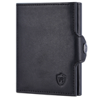 Slim Wallet mit RFID-Schutz, 7 Kartenfächer & XL-Münzfach (Waxy)