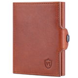 Slim Wallet mit RFID-Schutz, 7 Kartenfächer & XL-Münzfach (Waxy)