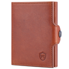 Slim Wallet mit RFID-Schutz, 7 Kartenfächer & XXL-Münzfach (Waxy)