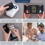 Slim Wallet mit RFID-Schutz und 6 Kartenfächer