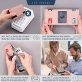 Slim Wallet mit RFID-Schutz und 6 Kartenfächer