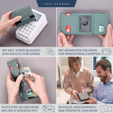 Slim Wallet mit RFID-Schutz und 6 Kartenfächer